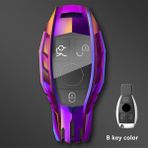 B Anahtar Rengi Mercedes Benz Amg A C E S Serisi Için Araba Anahtarı Kılıfı Kapak E200L E300L C260L E260 W204 W212 W176 Cla Gla Araba Aksesuarları Anahtarlık (Yurt Dışından)