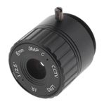 B Blesiya 6 mm sabit IRIS F2.4 1/2,5 inç 3MP IR Prime Lens CS Tutacağı CCTV CCD Kamera için