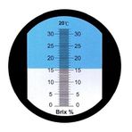 B BUBBLEFIN Otomatik Sıcaklık Kompanzasyonlu Brix Refraktometre (0-32 Brix) Homebrew Hidrometre, Meyve Suyu Şeker Şarap için