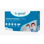 B-Good 3 Katlı Tekli Paketlenmiş Cerrahi Maske Telli 50'li