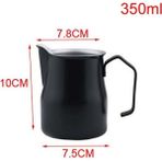 B Jıan 350ML Bardak Stili Kahve Dipsiz Portafiltre Dozaj Halkalı Filtre Için 3 Açı Ayarlanabilir Dış Müdahale 2 Bardak Sepeti 350ML Köpürtme Sürahi (Yurt Dışından) - kahve filtresi