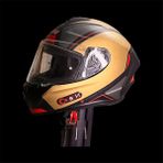 B+ Kan Grubu Damla Etiket Motorsiklet Araba Kask 3D Sticker Damla Etiket 7x2 cm 2ADET - Siyah - Kırmızı