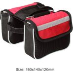 B-Kırmızı Tarzı Dayanıklı Bisiklet Çantaları Çok Fonksiyonlu Bisiklet Sele Çantası Yağmur Geçirmez Mtb Koltuk Boru Arka Depo Pouch Bisiklet Ekipmanları Bisiklet Pouch (Yurt Dışından) - Beyaz - 1