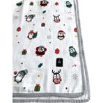 B.s.c Home % 100 Müslin Örtü&bebek Battaniyesi 90X90 cm - Gri - 90 x 90 cm