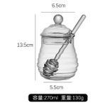 B Suyu Şurubu Bardağı Arı Damlama Dispenseri Su Isıtıcısı Bal Kavanoz Konteyner Saklama Kabı (Yurt Dışından) - Squeeze Bottles - Renkli