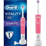 B Vitality 100 3D White Pembe Elektirikli Şarjlı Diş Fırçası