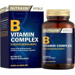 B Vitamin Complex – 10 Farklı B Vitamini Içerikli Takviye – 60 Tablet – Enerji, Sinir Sistemi ve Cilt Sağlığı Için Destek - Ada Çayı