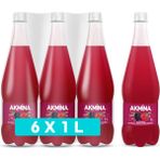 B Vitaminli Karadut & Frenk Üzümü Aromalı Düşük Sodyumlu Doğal Maden Suyu 6x1 L