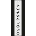 B003 Rakam Stencil Boyama Şablonu