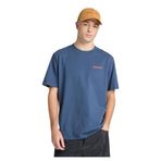 B0A5MNVEYO1-R Timberland Magnet Back Graphic Tee Erkek T-Shirt Mavi