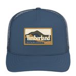 B0A66862881-R Timberland Mountain Patch Trucker Erkek Şapka Lacivert