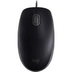 B110 Kablolu USB Fare, Sessiz Tuşlar, Tam Boyutlu Konforlu Tasarım, Iki Elle Kullanılabilir Pc/mac/laptop - Gri