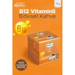 B12 Vitamin Katkılı Bitkisel Karışımlı Çözünebilir Kahve 75gr