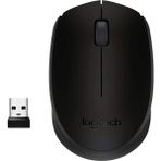 B170 Optik USB Alıcılı Kablosuz Mouse, Sağ ve Sol Elle Kullanıma Uygun, 12 Ay Pil Ömrü, Siyah - Renkli