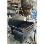 B2M DESIGNS Dekoratif Metal Odunluk – Şömine ve Soba Yanı Odun Saklama Kutusu