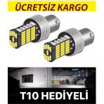 Ba15s 1156 P21w 45 Led Beyaz Geri Vites Sinyal Stop Ampulü 2 Adet 1 Takım