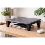 Baalaa Ergonomik Laptop Yükseltici Stand – Masa Üstü Laptop Standı, Klavye Altı Boşluklu Düzenleyici