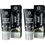 Bab-i Şifa Aktif Karbon 2x140 gr Bitkisel Diş Macunu