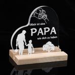 Baba, baba için hediye, akrilik ev dekorasyonu, ayaklı dekorasyon, baba, oğul, kız için doğum günü hediyesi, baba, baba, babalar günü, doğum günü hediyesi, baba, teşekkür ve sevgi için hediye