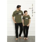 Baba Oğul Haki Aile Pijama Takım Ayrı Ayrı Satılır 50102