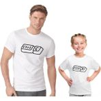 Baba Oğul Kız Ctrl+C Ctrl+V Tişört (Tek Ürün Fiyatıdır Kombin Yapmak Için 2 Adet Sepete Ekleyiniz) - 4 Yaş - Beyaz