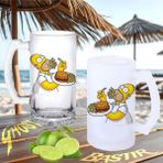 Baba Simpson Buzlu Ya Da Buzsuz Bira Bardağı 012 GHSTBSTRNBRA0159