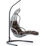 Babahçe Elit Swing Garden Gri Bahçe Salıncağı