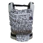 BabalinBaby 60467 Desenli Cepli Ergonomik Gri Yazılar Kanguru