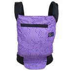 BabalinBaby 60528 Desenli Cepli Ergonomik Mor Çizgiler Kanguru