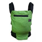 BabalinBaby 60689 Desenli Cepli Ergonomik Yeşilim Kanguru