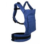 BabalinBaby 60788 Düz Cepli Ergonomik Mavi Kanguru