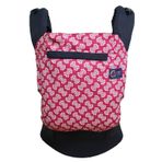 BabalinBaby 60917 Klasik Ergonomik Bordo Çizgiler Kanguru