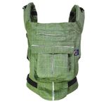 BabalinBaby 61518 Üç Cepli Ergonomik Kırçıllı Yeşil Üç Cepli Ergonomik Kanguru