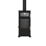 BABA'S BBQ & SOBA PELET VE ODUN SOBASI-SILVER 12 KW (TEK CAMLI FIRINLI)