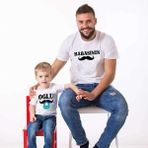 Babasının Oğlu Tişört (Tekli Üründür Kombin Yapmak Için 2 Adet Sepete Ekleyiniz) - XL - Beyaz