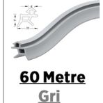 Babawick Pen Markalarının Kapı Pencere Contası Pvc Fitili 60 Metre Gri Tüm Standart Pvc Pimapen, Fıratpen, Egepen, Winsa Gibi Markalara Uygun