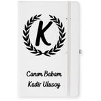 Babaya Özel Deri Kaplı Defter