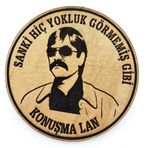 Babayiğit Sanki Hiç Yokluk Görmemiş Gibi Konuşma Lan Deri Peç - Arma - Askeri Patch