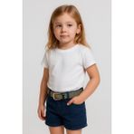 Babbelt Kids Elastik Örgü Çocuk Kemeri sarı mavi kırçıllı - Sarı - Mavi - 9 - 11 Yaş