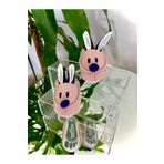 babelia Bebek Tavşan Kulaklı Kaymaz Tabanlı Panduf Patik Pembe 4-8 AY