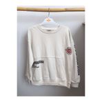 Babexi Erkek Çocuk Krem Renkli %100 Pamuk Sweatshirt Erkek Çocuk Üst Giyim