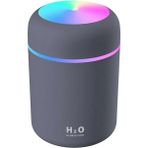 Babikamium H2O Humidifier Hava Nemlendirici Oda Araç Ortam Nemlendirici Işıklı 3 Farklı Renk Buhar Makinesi - Lacivert