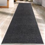 Babil Home Kaymaz Tabanlı Kesme Rulo Protokol Antrasit Siyah 80x180 cm Yolluk