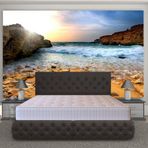 Babil Yatak Sandıklı Baza Başlık Set 140X200