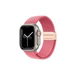 Babilden Apple Watch Series SE/11/10/9/8/7/6/5/4/3 ile Uyumlu Kumaş Kordon 49mm/46mm/45mm/44mm (Pembe 44MM / 45MM /46MM / 49MM / (Series 1-3 - 42MM)
