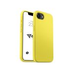 Babilden iPhone 17E / iPhone 16E Kılıf İnce Sıvı Silikon 3 Katmanlı Tam Kaplamalı Yumuşak Jel Kauçuk Kılıf Kapak Sarı (26)