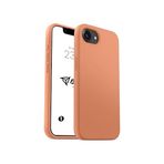Babilden iPhone 17E / iPhone 16E Kılıf İnce Sıvı Silikon 3 Katmanlı Tam Kaplamalı Yumuşak Jel Kauçuk Kılıf Kapak Turuncu (8)
