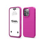 Babilden iPhone Kılıf İnce Sıvı Silikon 3 Katmanlı Tam Kaplamalı Yumuşak Jel Kauçuk Kılıf Kapak, Açık Pembe (iPhone 13 Pro 17)