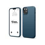 Babilden iPhone Kılıf İnce Sıvı Silikon 3 Katmanlı Tam Kaplamalı Yumuşak Jel Kauçuk Kılıf Kapak, Çam Yeşili (iPhone 15 Plus 44)