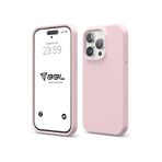 Babilden iPhone Kılıf İnce Sıvı Silikon 3 Katmanlı Tam Kaplamalı Yumuşak Jel Kauçuk Kılıf Kapak, Kapalı Lila (iPhone 15 Pro Max 9)